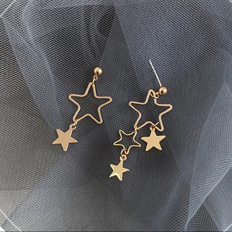 Hanging Stars Stud Drop Dangle Earrings 15$